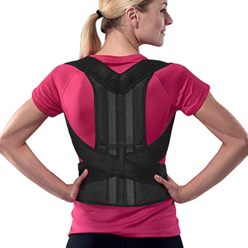 Back Brace for Women and Men Adjustable Posture Corrector Improve Posture Lumbar Support Shoulder Lower Upper Back Pain Relief (31