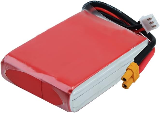 ZHIPAIJI for FrSky Taranis Q X7 Transmitter Battery, 7.4V 2S 3500mAh 8C Lipo Battery XT30 Plug Connector for RC Remote Controller Transmitter Radio