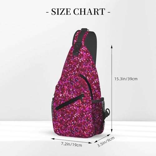 Glitter Pattern Stylish Men'S Messenger Bag - Durable Polyester, Huge Capacity & Adjustable Strap3