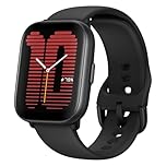 Amazfit Active, 42 mm, Smart Watch con GPS, Zepp Coach, Readiness, AI Fitness Exercise Coach, chiamate Bluetooth, batteria da 14 giorni, display AMOLED e Alexa Integrato, Nero