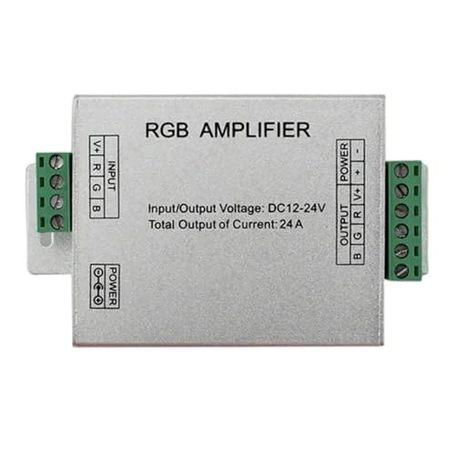 Répéteur LED RGB 24A pour un éclairage de salon fluide et sans baisse d'intensité