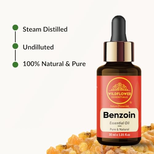 Image of Benzoin Essential Oil (Styrax Benzoin) Pure | Viscous Texture | Rich Aroma | Unisex | All Skin Types | for External Use Only | Natural Extract | Steam Distilled 30ml (1 oz)