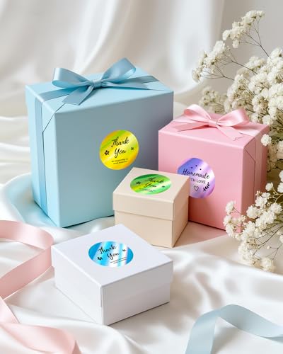 Image of Phomemo 2 Inch Circle Holographic Labels, for M110 /M100 /M220 /M108, 140 PCS | 5 color, No BPA&BPS, Waterproof, 50x50mm Round Thermal Sticker for School, Barcode, Logo, Business, Home,Organization