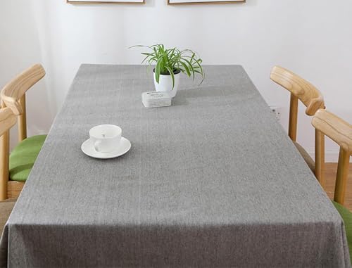 Nappe de cuisine lin polyester rectangulaire table 6 couverts - 4
