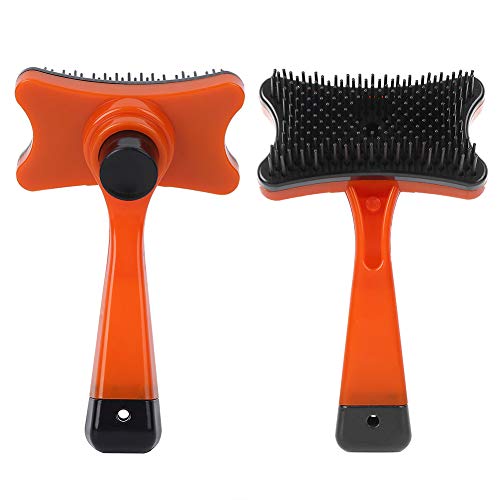 Escova de limpeza de cabelo Escova de cabelo de plástico confortável para animais de estimação, pent