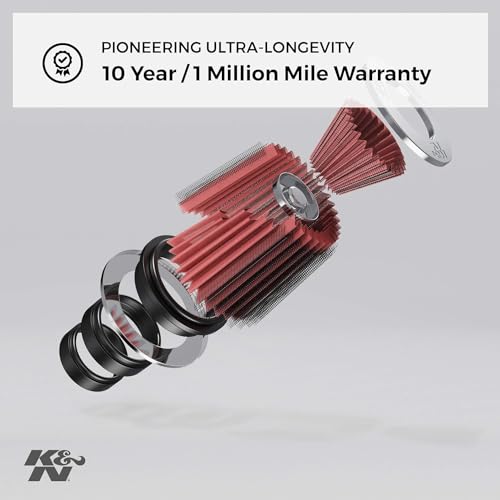 Image of K&N E-3495 Oval Air Filter Replacement Element /Rk-3905