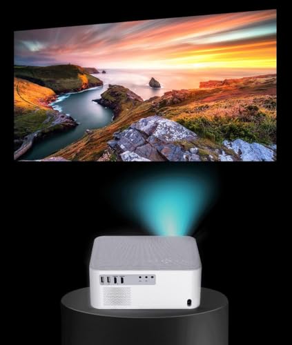 Image of TOPTRO PrimePix Projector 4K Ultra HD, 15000Lumen, AI Fully Automatic, HDMI ARC, 1080p Native, Auto Keystone 5G WiFi BT YouTube Prime Netflix Hotstar Portable Toptro Projector for Home use, 250 inch