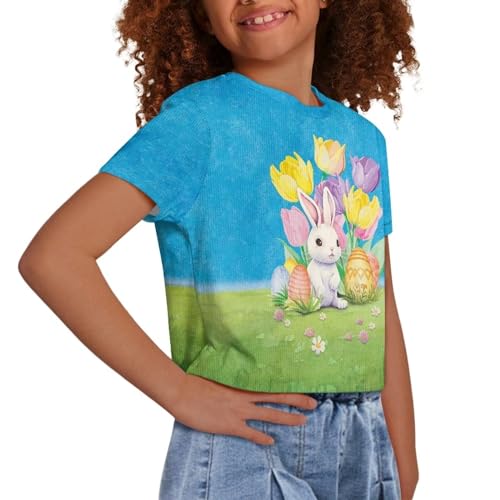 YEXIATODO Crop Tops for Girls Girl Shirts Cute Outfits Cute Clothes for Teen Girl Summer Clothe 6-16 for Casual3