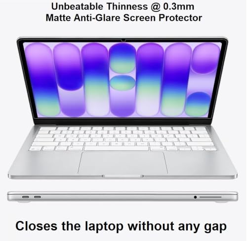 Image of Midkart Anti-Glare Screen Protector Compatible with MacBook Neo 13 inch 2026 Release Model A3404 with A18 Pro Chip Anti Fingerprint Screen Guard, Matte