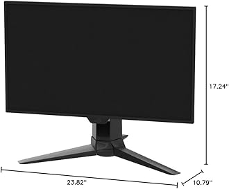 ASUS ROG Swift 27”1440P OLED DSC Gaming Monitor (PG27AQDM) - QHD (2560x1440), 240Hz, 0.03ms, G-SYNC Compatible, Anti-Glare Micro-Texture Coating, 99% DCI-P3, True 10-bit, DisplayPort,Black