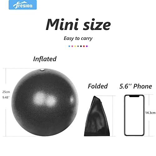 Fresion-Exercise-Ball-MiniYoga-BallPilates-Ball-25cm-for-HomeGym-TrainingExercise-core-Strength-SoftDurable