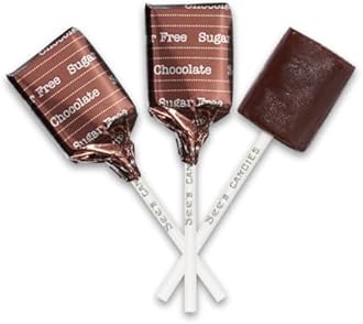 See's Candies 5.6 oz Sugar Free Chocolate Lollypops