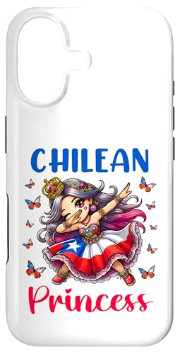 Chilean Princess Dab �`���̃v�����Z�X�_�r���O���̎q�����h���X�`�����y�Y�L�b�Y �X�}�z�P�[�X iPhone 17 �p