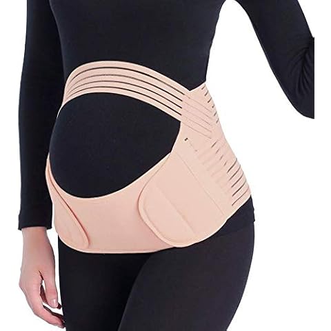 JADE KIT Pregnancy Belt, 3 in 1 Elastic Belly Band for Pregnancy, Maternity Belt Waist Care Binder Brace Prenatal Protector, Pregnancy Belt Belly Support for Pain Relieve, Mothers Day Gifts M Cover
