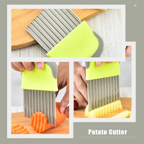 Cortadores de Papa Ondulados Homoyoyo 2 Piezas Acero Inox miniatura 6