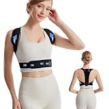 Prety Invisible Corrector de Postura Espalda para Hombre y Mujer, Ajustable Transpirable – Soporte Ergonómico contra Dolor de Cuello y Hombros