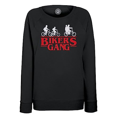 Sweatshirt Femme Bikers Gang Vélo hoodie original série parodie SF coton