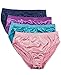 Barbra Lingerie Barbra Womens Silky Sexy Satin Bikini Panties S - Plus Size Women Underwear Multi-Pack (5XL), 4 Pack- Grape, 5X-Large Plus