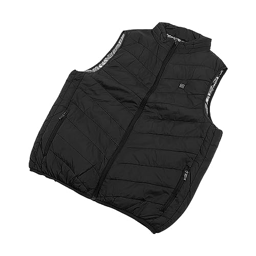 FILFEEL Chaleco Calefactor Chaqueta Eléctrica USB con 3 Ajustes de Temperatura y 4 Zonas de Calentamiento para Hombres y Mujeres - Rojo 3XL (3XL)