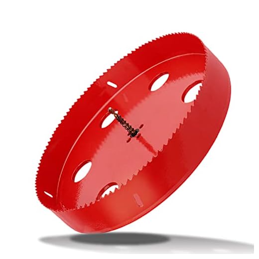 260mm / 10-1/4 inch HSS Bi-Metal Hole Saw Hole Drilling Cutter for Wood Boards Plastic Thin Metal (260mm / 10-1/4 inch)