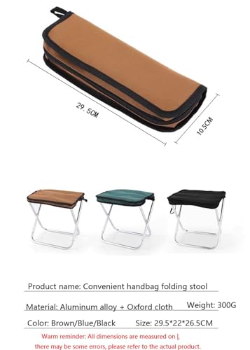 Mini tabouret pliant pour éviter de s'asseoir par terre