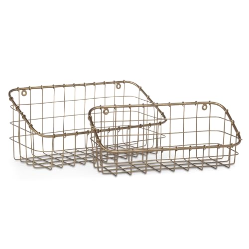 Abbott Collection Wall Baskets, Set of 2 by Abbott Collection Home - Used condition - US$51.73