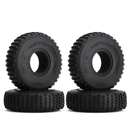 Pneus RC 2.2 Axial SCX10 Bomber Ryft kit de rechange haute adhérence 142mm
