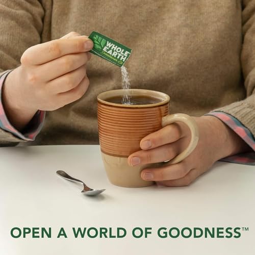 Whole Earth Sweetener Co. Stevia & Monk Fruit Sweetener, Erythritol Sweetener, Stevia Packets, Sugar Substitute, Natural Sweetener, 400 Count - Image 6