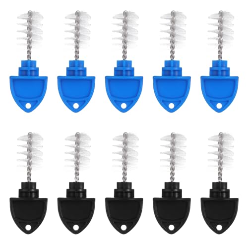 10 Pack Beer Tap Plug,Draft Beer Tap Plugs Taps Cap Beers Taps Cleaning Brush Beers Faucet Cover Kegerator Cleaning Kit for Most Standard Kegerator Home Party Restaurant Bar