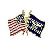 Trump 2024 Pin Badge Brooch Trump for President USA Flag Design Memorabilia (1)