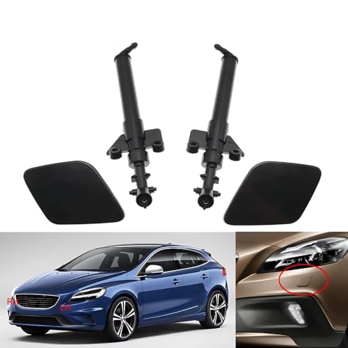 Cache de lave-phares Volvo V40 protégeant la buse de pare-chocs - 2