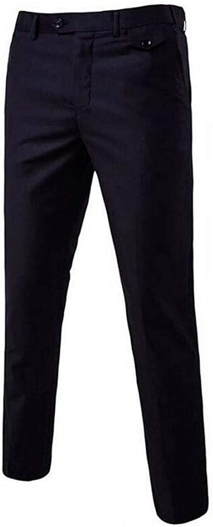Men's Slim Fit Dress Pants Wrinkle-Free Flat Front Suit Pants Stretch Casual Pants Comfort Dress Trousers