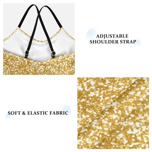 Soft Prismatic Rainbow Gradient Girls Swimming Suit with Adjustable Shoulder Strap, 3-10T Beach Apparel3