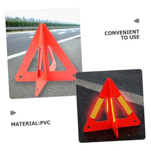 Triangle de sécurité réfléchissant pour éviter les dangers de panne sur route