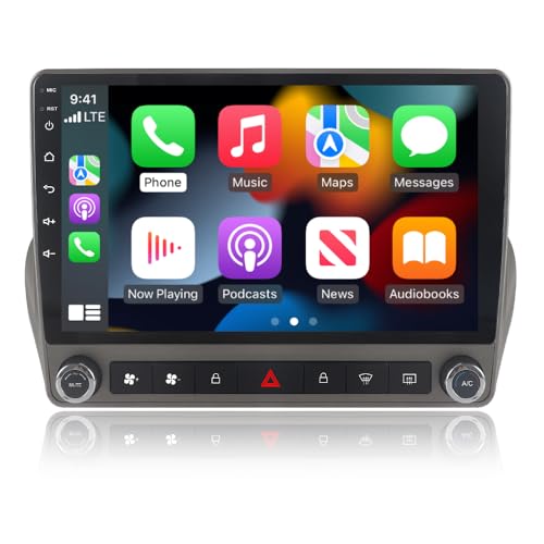 ASURE 9 inch Car Stereo Radio for Chevrolet Camaro MK5 2010-2015,8Core 4+64GB Android Car GPS Navigation Unit with Wireless Carplay,Android Auto,1280x800 Touchscreen Video Player