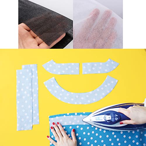 image for PLANTIONAL White Iron-On Non-Woven Fusible Interfacing: 39 x 72 inch M