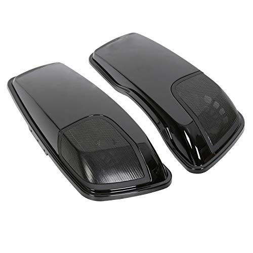 Tapas para alforjas con rejilla para altavoz de 5" x 7" (par), compatibles con Harley Davidson Touring 2014-2023 (FLT, FLHT, FLHTCU, FLHRC, Road King, Road Glide, Street Glide, Electra Glide, Ultra-Classic) miniatura 1
