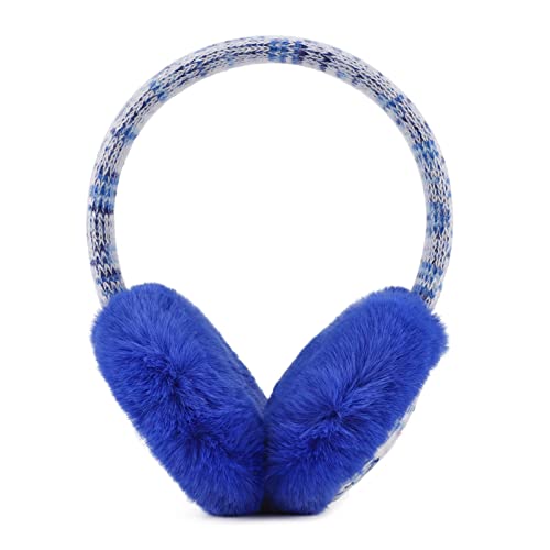 ZTL Kids Knit Earmuffs Winter Outdoor Plush Ear Warmers for Boys Girls 4-16 Years2