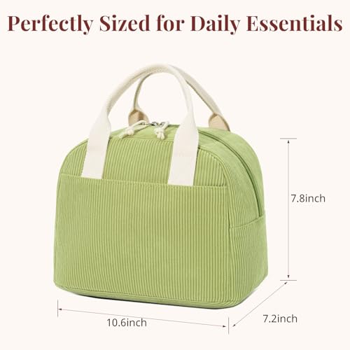 Image of LOVELYWIND Lunch Box for Women Cute Lunch Bags for Women Lunch Tote Bags Reusable Insulated Lunch Box Large Capacity Reusable Insulated Cooler for Work or Travel Gifts or Beach