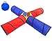 POCO DIVO 4-way Tunnel Pop-up Fun Junction Set 8 Feet Toy Tent Kids Play Tube