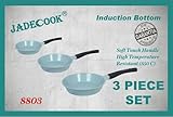 JADE COOK Frying Pan Set 8, 9.5, 11 inch Fry Pans - KFCC Die Cast