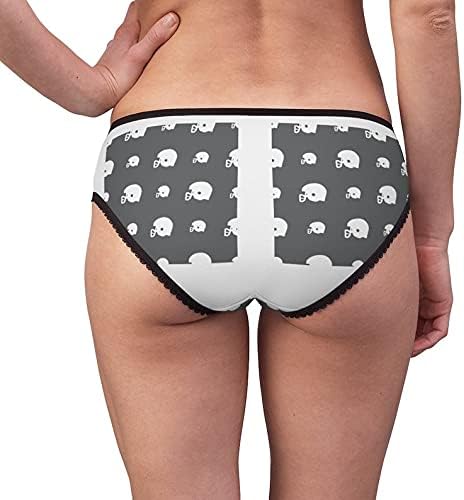 American Football Helmet Panties, American Football Helmet Underwear, Briefs, Cotton Briefs, Underwear, Panties For Women