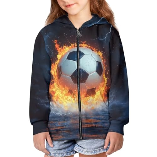 DISNIMO Little Girls Long Sleeve Hooded Jacket with Pockets Zip Up Hoodies Sweatshirts4