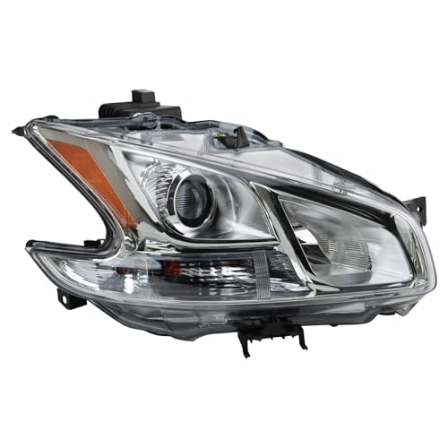 Image of TRQ Passenger Side Headlight Assembly Halogen Compatible with 2009-2014 Nissan Maxima NI2503177