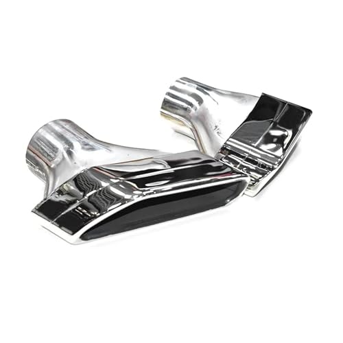 Silencieux carré tuyau d'échappement BMW 530i 525i G30 embout d'échappement voiture argent