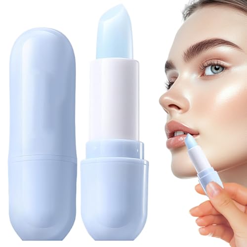 Ácido hialurónico para labios, bálsamo labial de ácido hialurónico de 2 piezas, refrescante bálsamo labial de guión nutritivo, bálsamo labial ordinario, sin alcohol, bálsamo labial ordinario