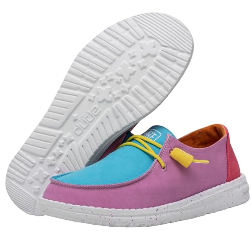 Image of HEYDUDE Women's Wendy Slub Canvas | Women's Shoes | Women's Slip On Shoes | Comfortable & Light-Weight