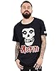 Misfits T-Shirt for Men and Women | Unisex Black Short Sleeve Punk Band Tee | Music Skull Logo | Music CD Gifts Merchandise #1