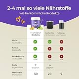 Hundpur Nerven 300 g - Zusatzfutter - Pellets für Hunde gegen Stress & Angst - Mit Johanniskraut, Lavendel & Magnesium - Stärkung der Nerven Hund - Made in Germany