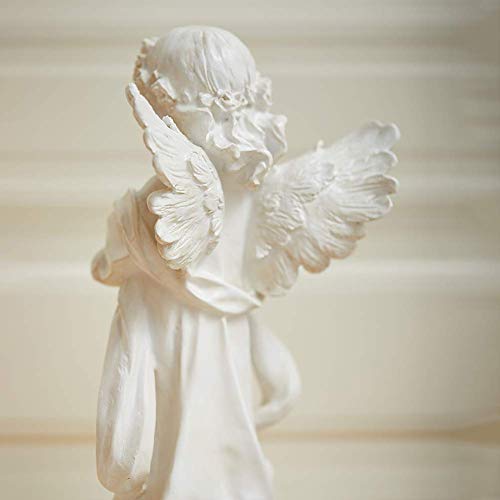 Figurine d'ange en prière pour déco église et maison blanche - 8
